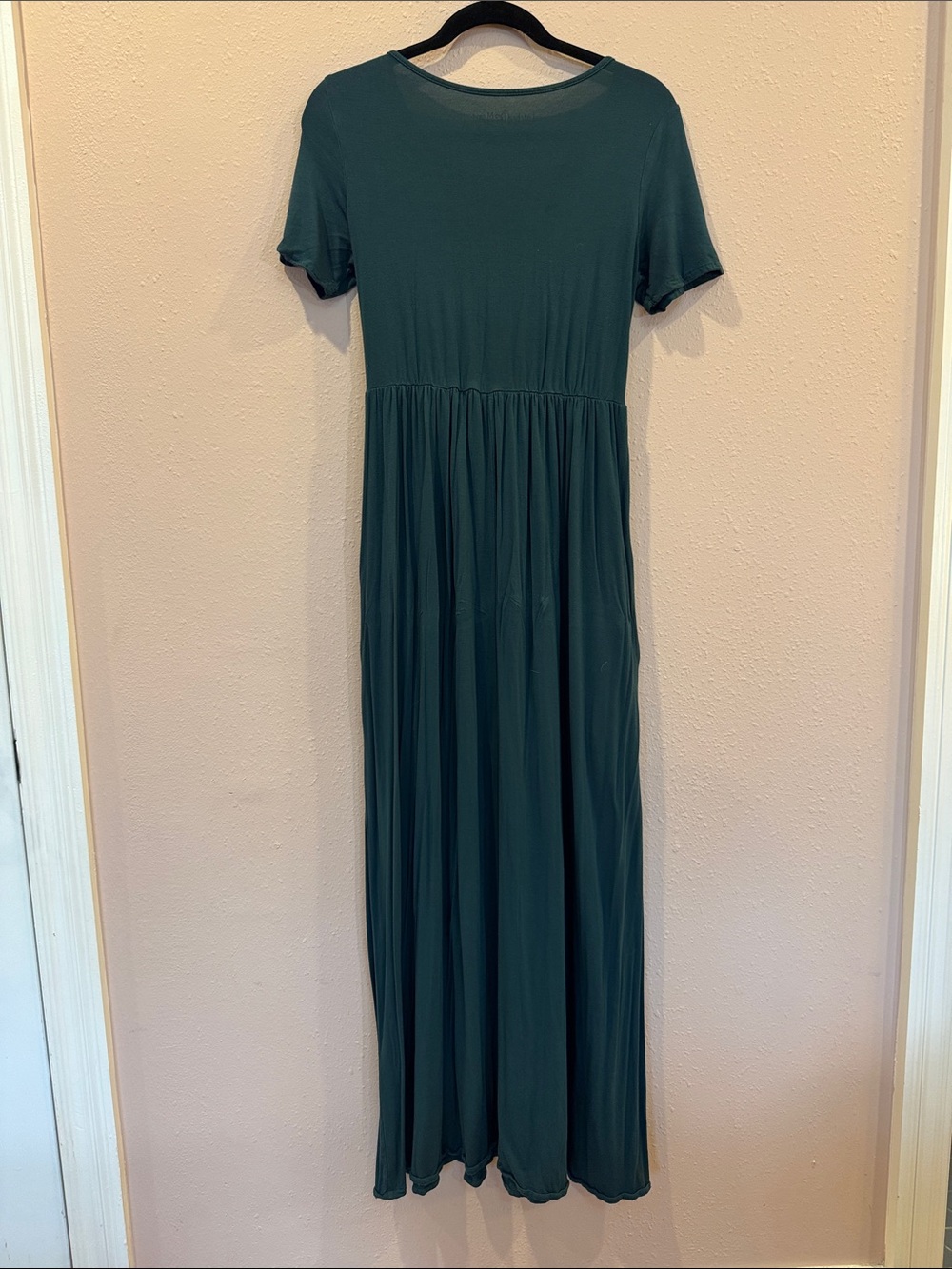 Latched Mama Teal Green Maxi Nursing Dress - Picture 2 of 6